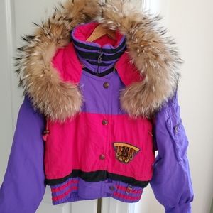 SKI COAT BOGNER with FUR TRIMMED Hood